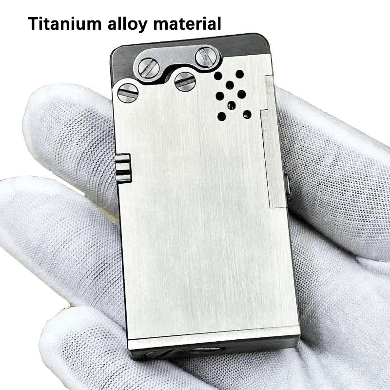 Titanium Automatic Lighter - Handmade Mechanical Flame Tool