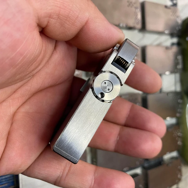 Titanium Automatic Lighter - Handmade Mechanical Flame Tool