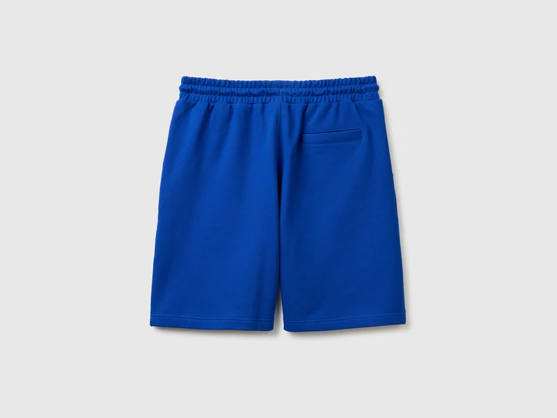 Bermuda-Shorts aus Baumwollfleece