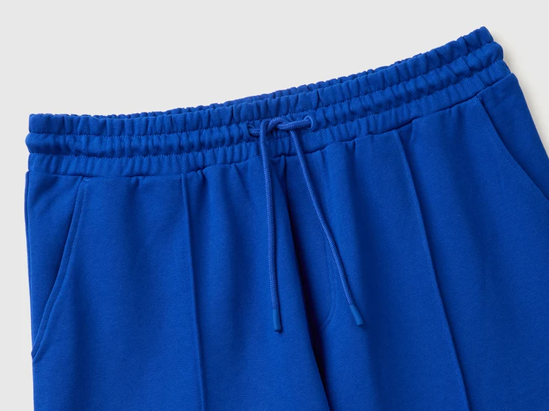 Bermuda-Shorts aus Baumwollfleece