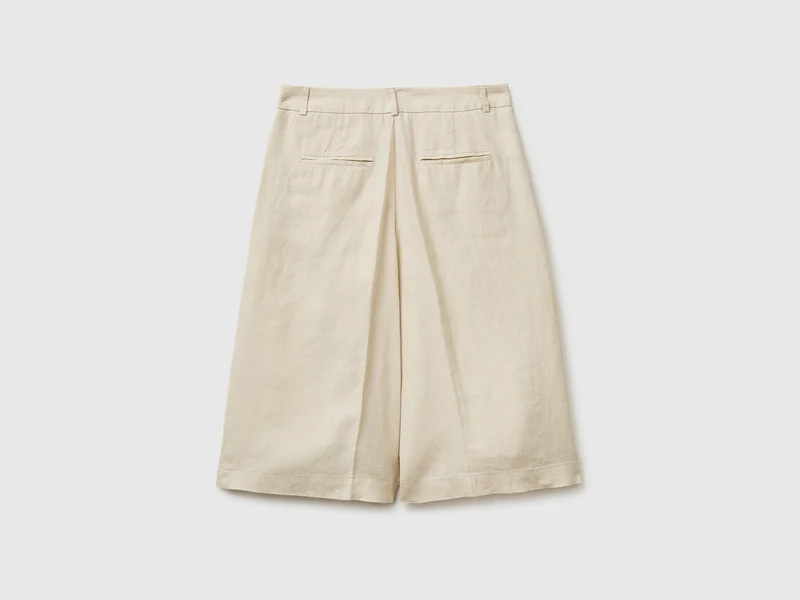 Bermudashorts aus 100 % Leinen