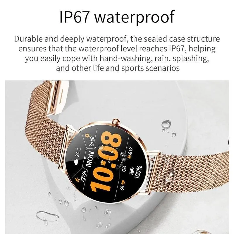 Elegant Smart Watch - Aurora Stylish Fitness Tracker