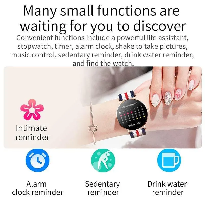 Elegant Smart Watch - Aurora Stylish Fitness Tracker