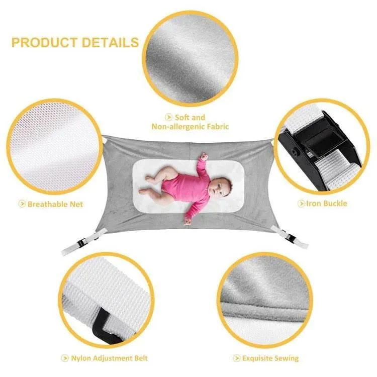 Adjustable Baby Crib Hammock - Detachable Infant Sleep Solution