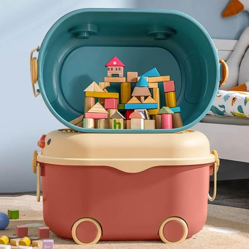 Cartoon Movable Storage Box for Kids - Fun Toy Organizer