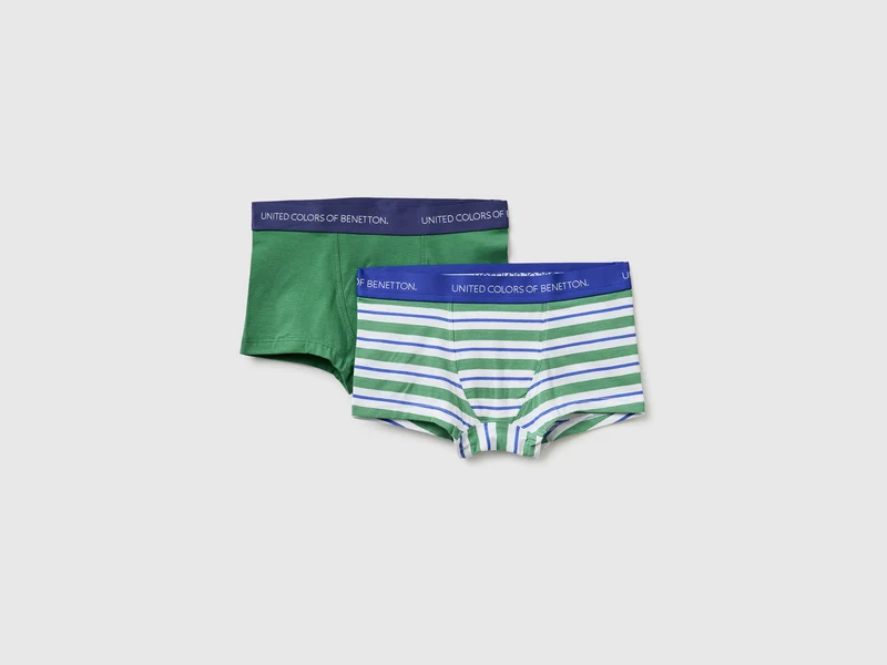 Zwei Boxershorts aus Stretch-Baumwolle