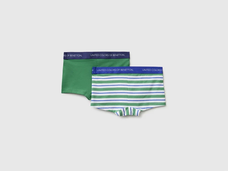 Zwei Boxershorts aus Stretch-Baumwolle