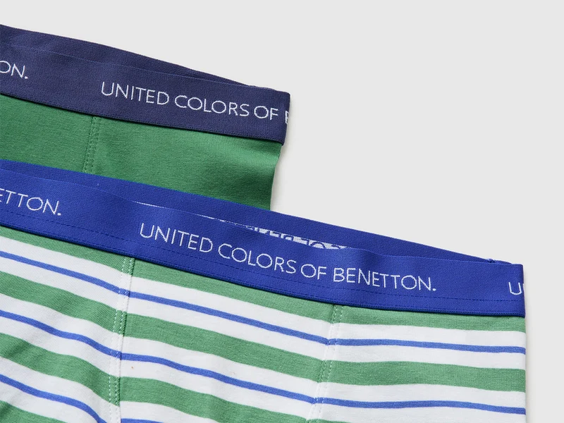 Zwei Boxershorts aus Stretch-Baumwolle