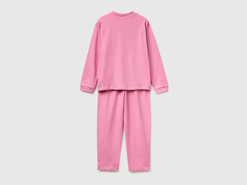 Weicher Pyjama mit Logodruck