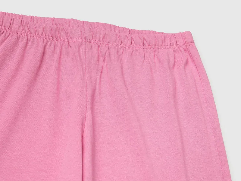 Weicher Pyjama mit Logodruck
