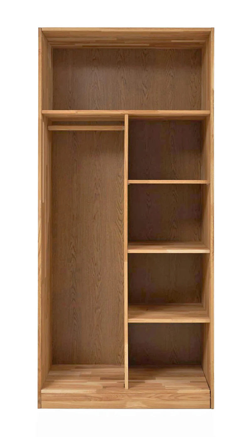 Inneneinteilung 92 cm für Schrank NAYA Wildeiche massiv