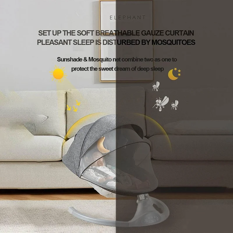 Electric Baby Bouncer Swing - Infant Rocking Chair