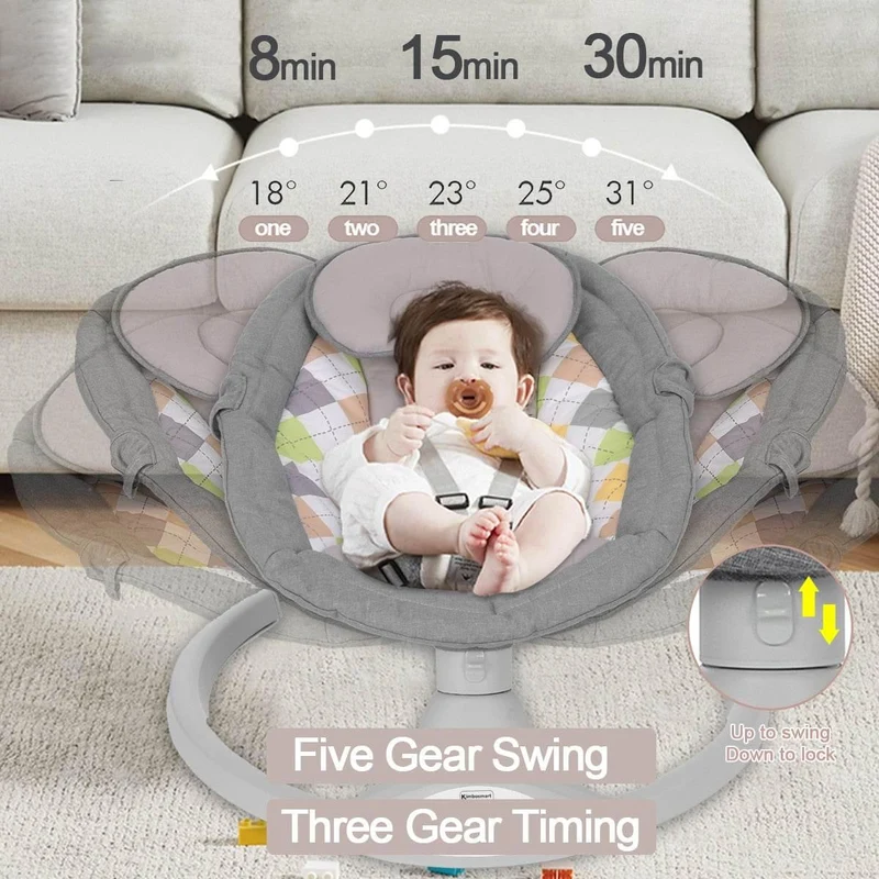 Electric Baby Bouncer Swing - Infant Rocking Chair
