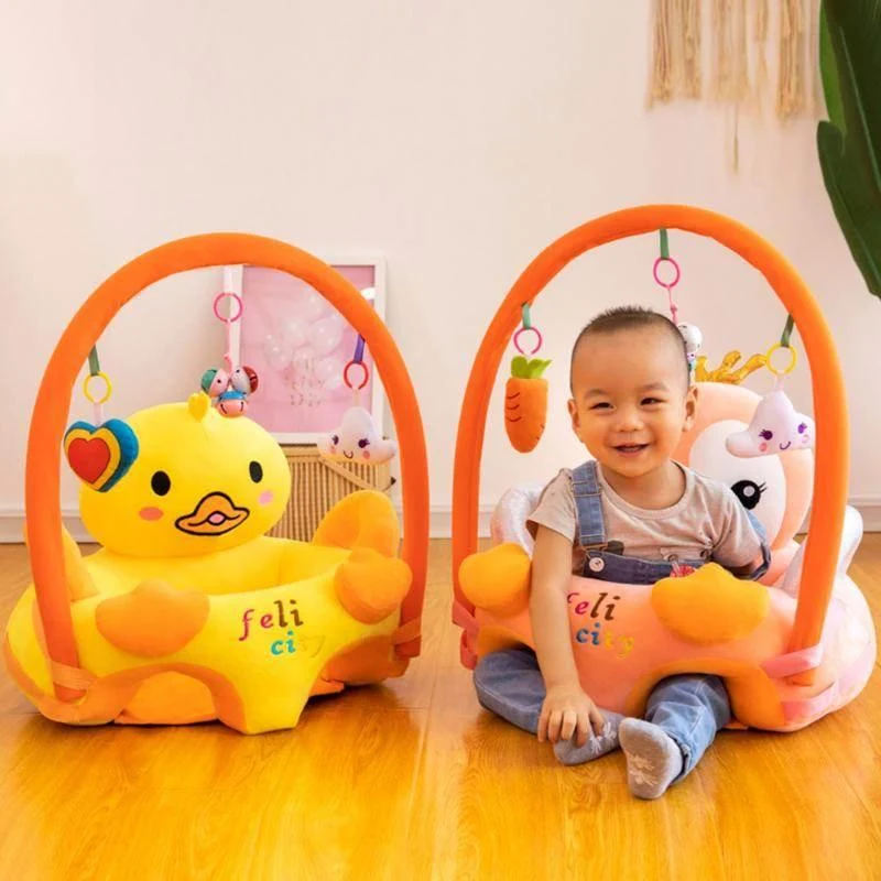 Plush Baby Booster Seat - Comfy Infant Chair