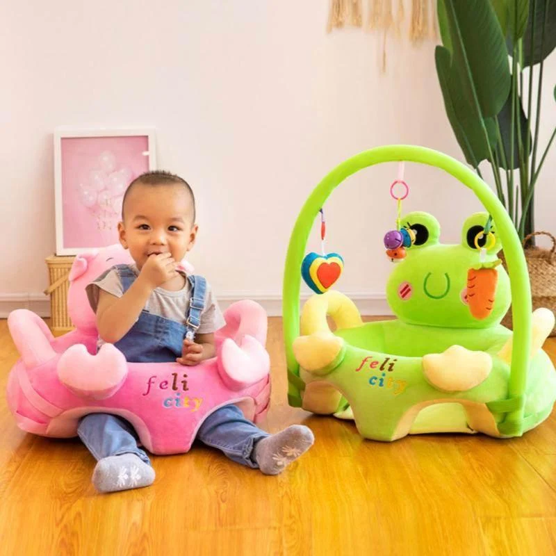 Plush Baby Booster Seat - Comfy Infant Chair