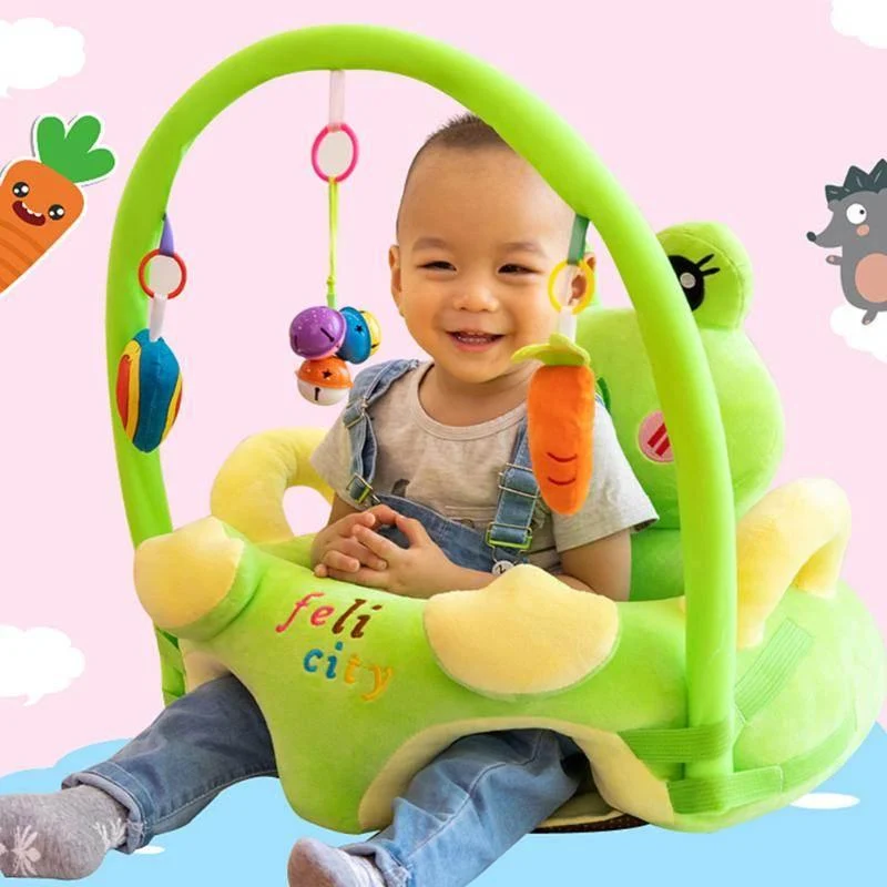 Plush Baby Booster Seat - Comfy Infant Chair