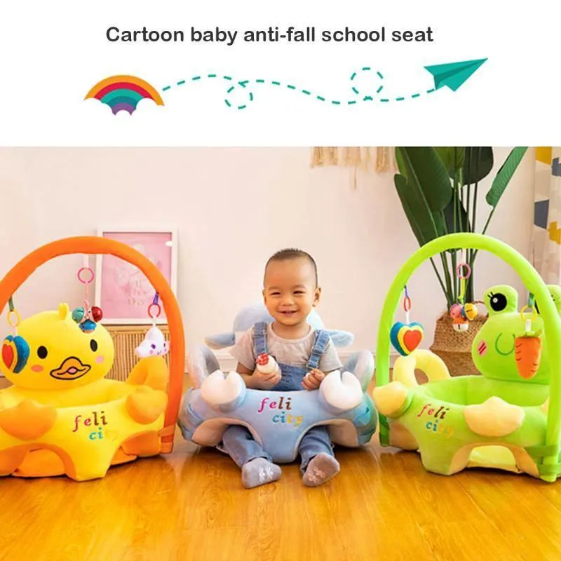 Plush Baby Booster Seat - Comfy Infant Chair