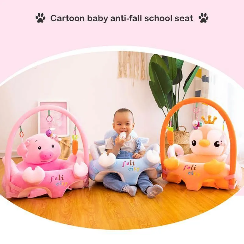 Plush Baby Booster Seat - Comfy Infant Chair