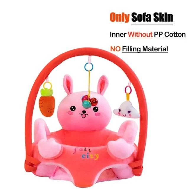Plush Baby Booster Seat - Comfy Infant Chair