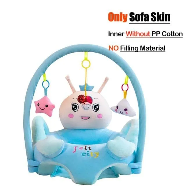 Plush Baby Booster Seat - Comfy Infant Chair