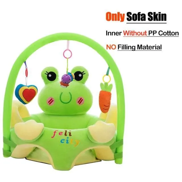 Plush Baby Booster Seat - Comfy Infant Chair