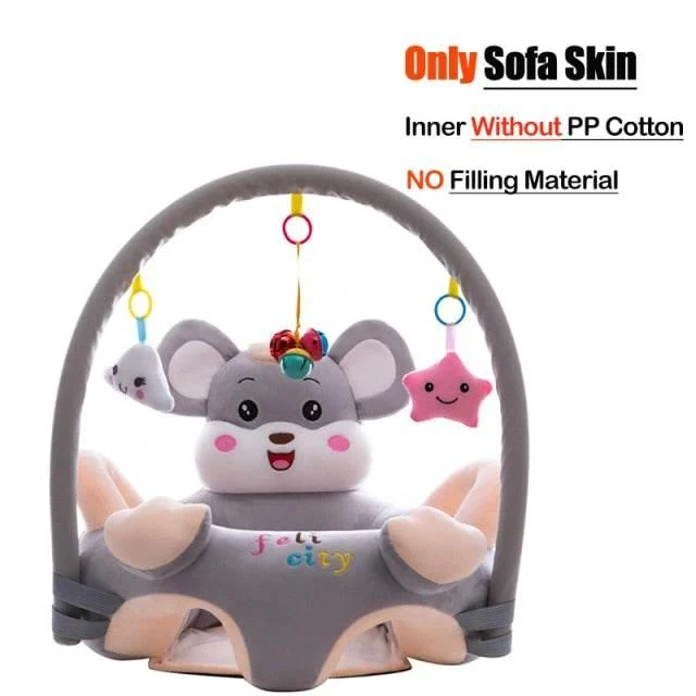 Plush Baby Booster Seat - Comfy Infant Chair