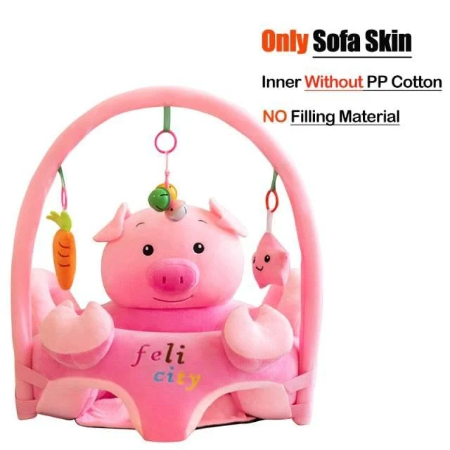 Plush Baby Booster Seat - Comfy Infant Chair