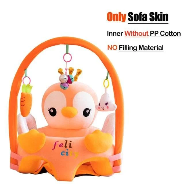 Plush Baby Booster Seat - Comfy Infant Chair