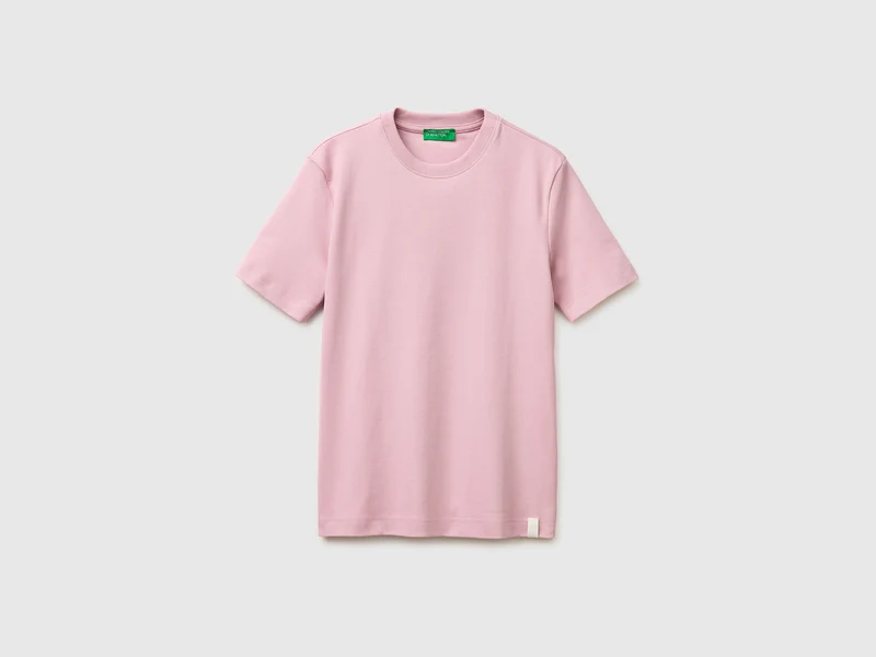 T-Shirt mit normaler Passform und Rundhalsausschnitt