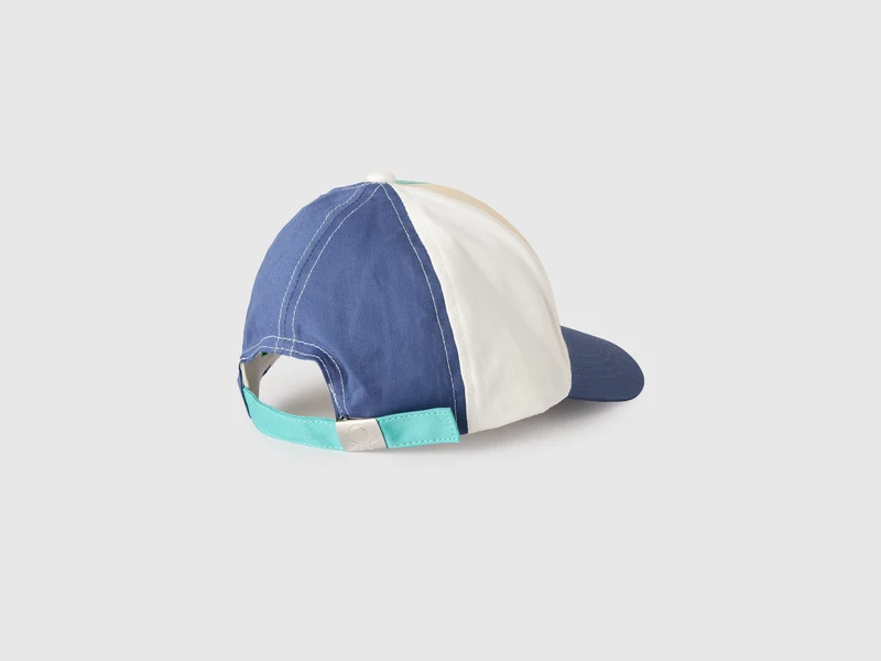 Baseballkappe mit Farbblockmuster