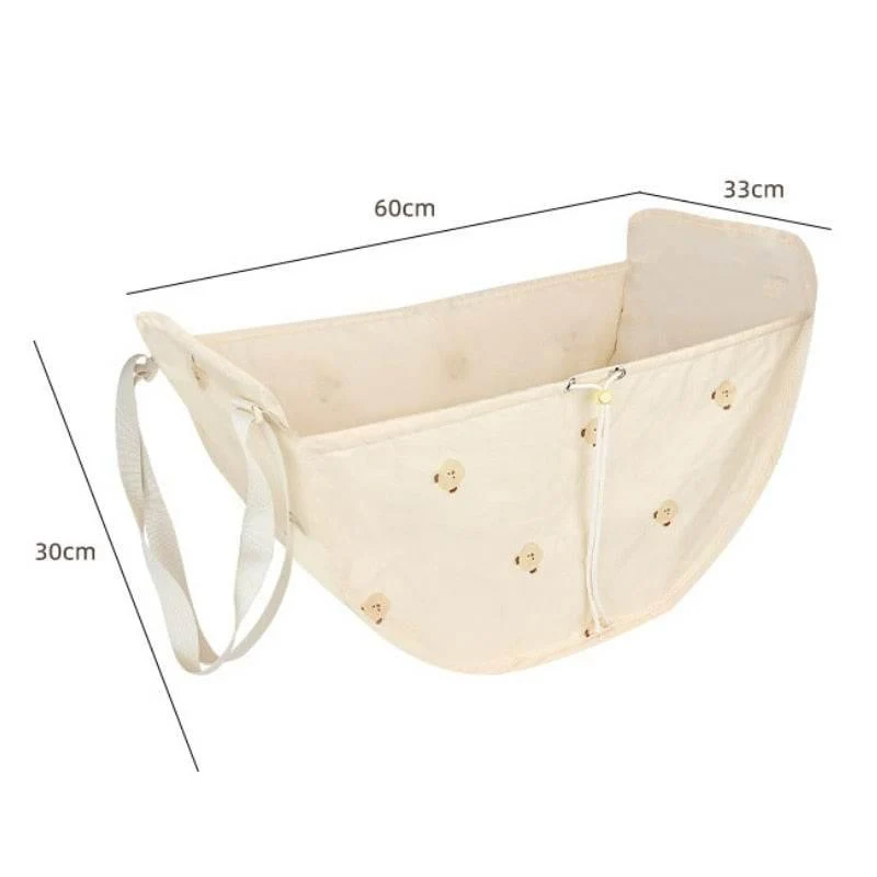 Car Back Seat Organizer - Hangable Storage Hammock Bag