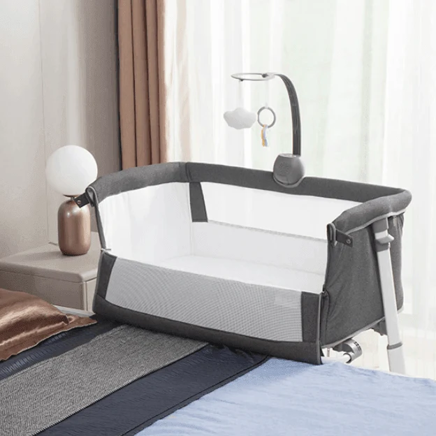 Lightweight Adjustable Baby Crib - Sweet Dreams Bedside Nursery Crib
