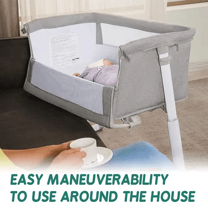 Lightweight Adjustable Baby Crib - Sweet Dreams Bedside Nursery Crib