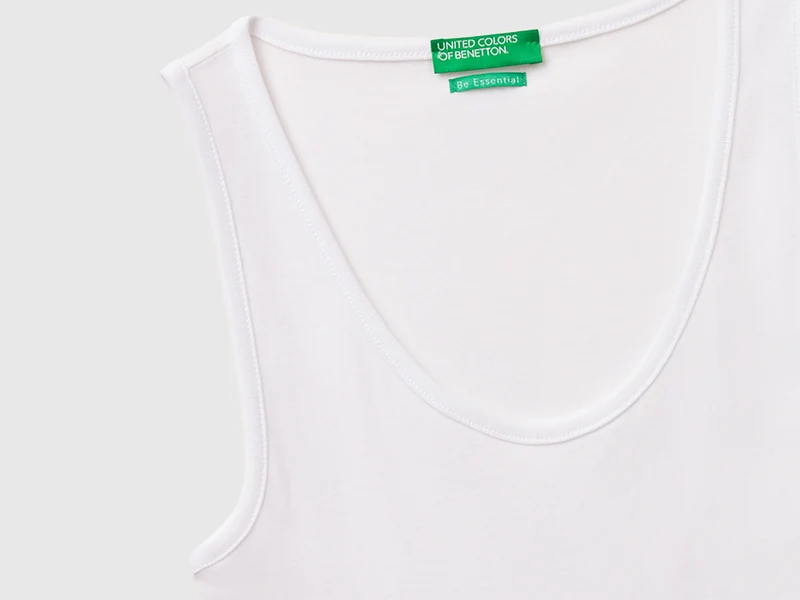 Schmal geschnittenes, geripptes Tanktop
