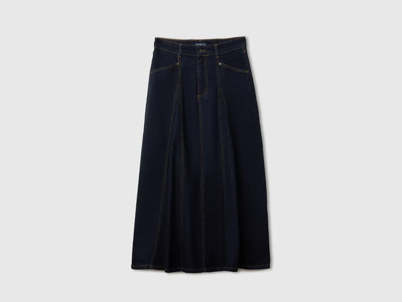 Überarbeiteter Jeansrock mit Effekt