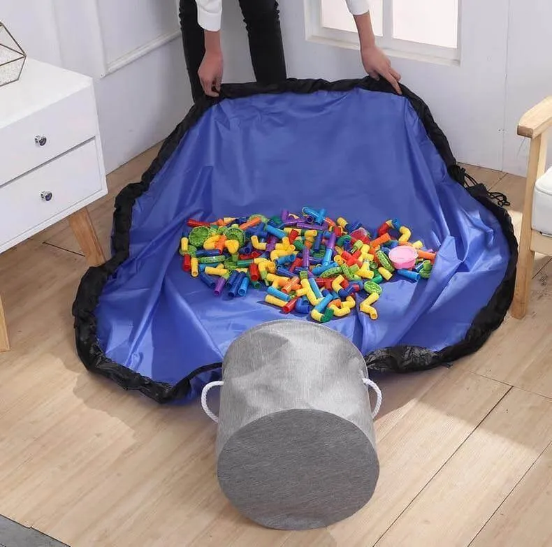 Portable Toy Storage Organizer Bag - Easy Clean-Up Solution
