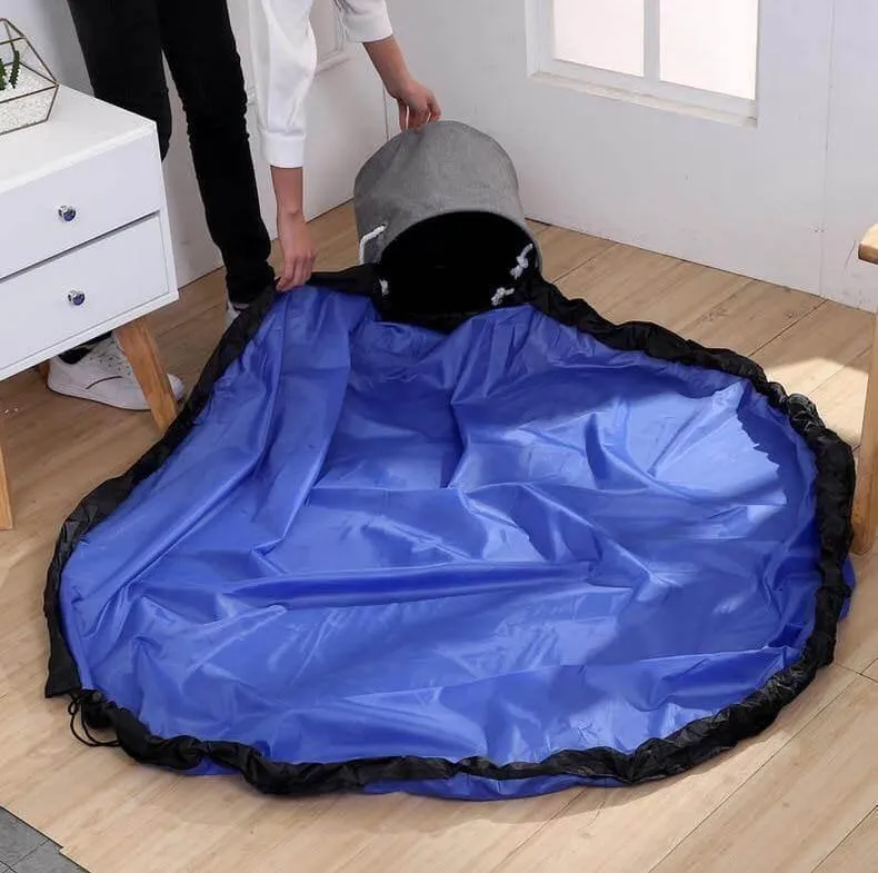 Portable Toy Storage Organizer Bag - Easy Clean-Up Solution