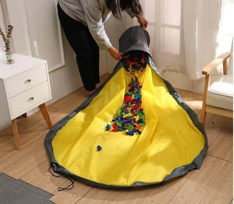 Portable Toy Storage Organizer Bag - Easy Clean-Up Solution