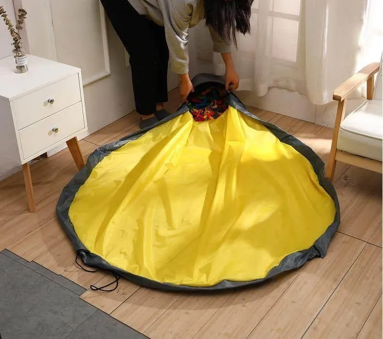 Portable Toy Storage Organizer Bag - Easy Clean-Up Solution