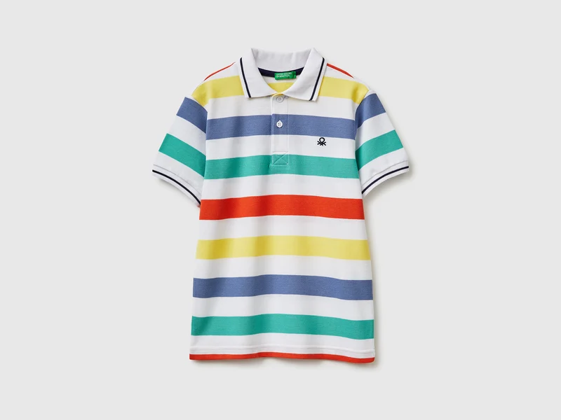 Gestreiftes Poloshirt