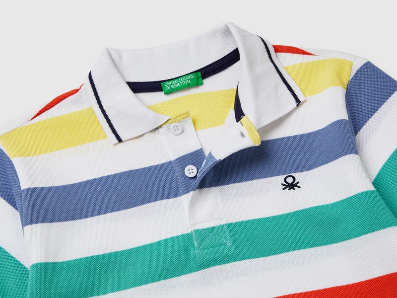 Gestreiftes Poloshirt
