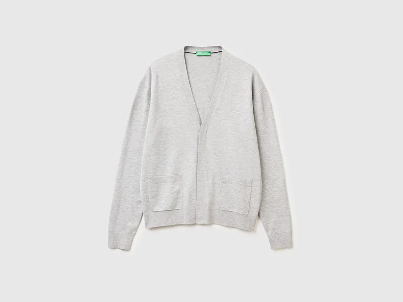 Strickjacke aus Viskosemischung