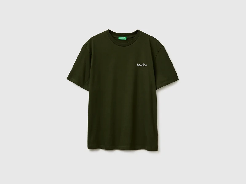 Baumwoll-T-Shirt mit Logo