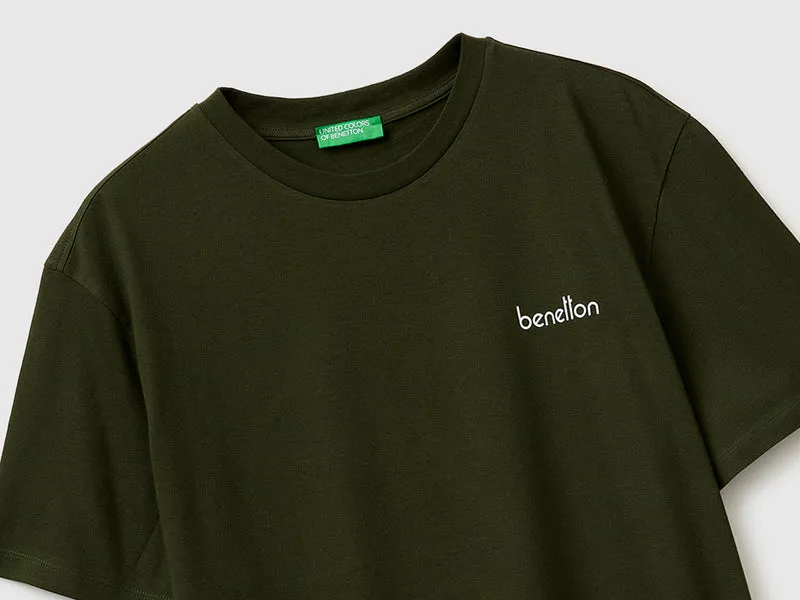 Baumwoll-T-Shirt mit Logo