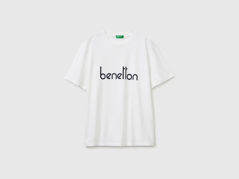 Baumwoll-T-Shirt mit Logo