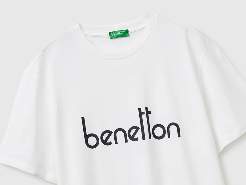 Baumwoll-T-Shirt mit Logo
