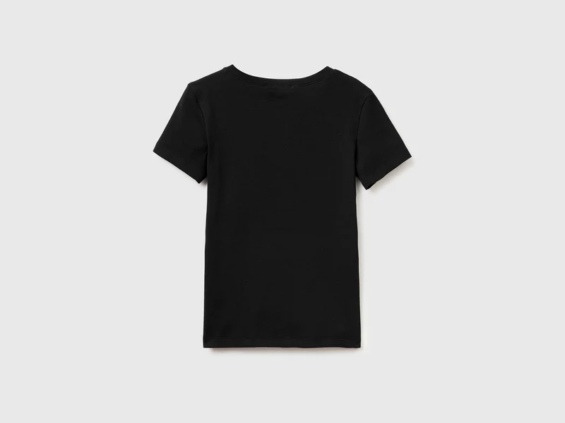 Geripptes Henley-T-Shirt