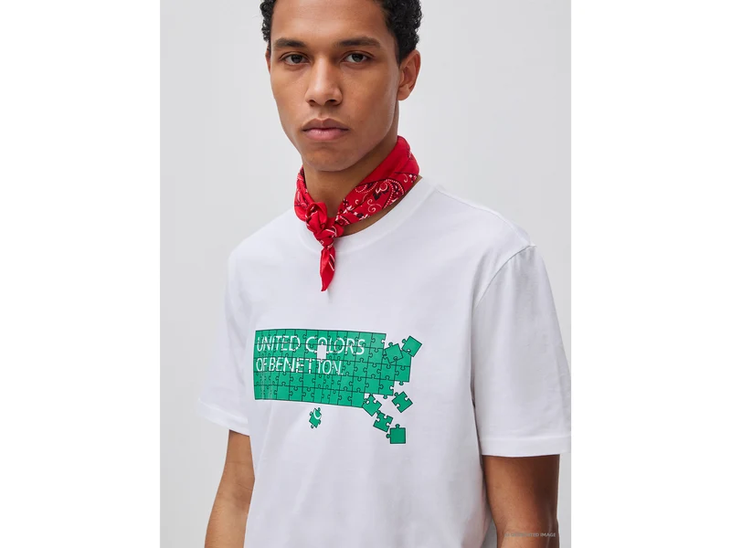 Baumwoll-T-Shirt mit Logo