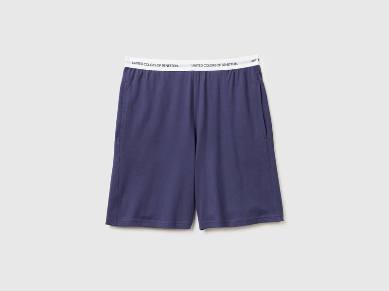Bermudashorts mit Logo-Gummizug