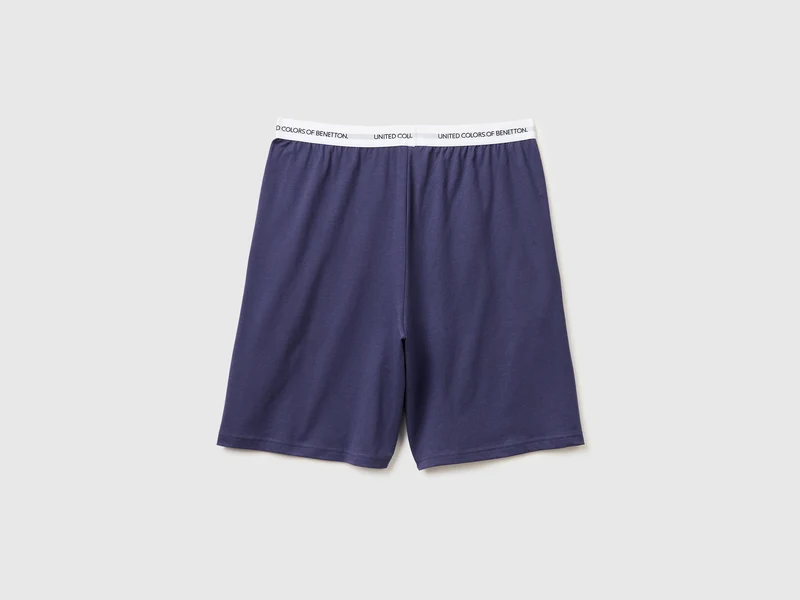 Bermudashorts mit Logo-Gummizug